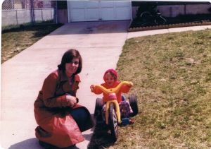 Me and my mom, May 1977