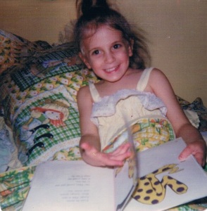 Me, age 4, getting a head start on my dream.