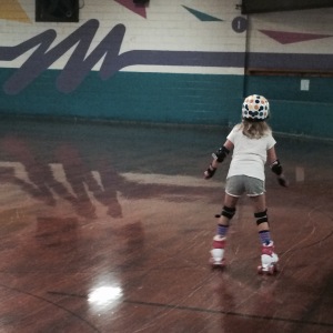 roller skating girl