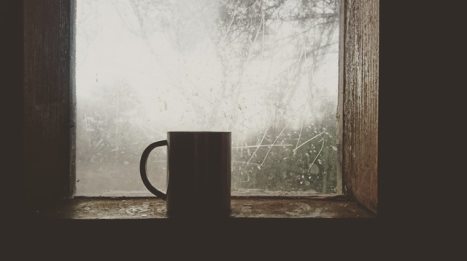 mug in window